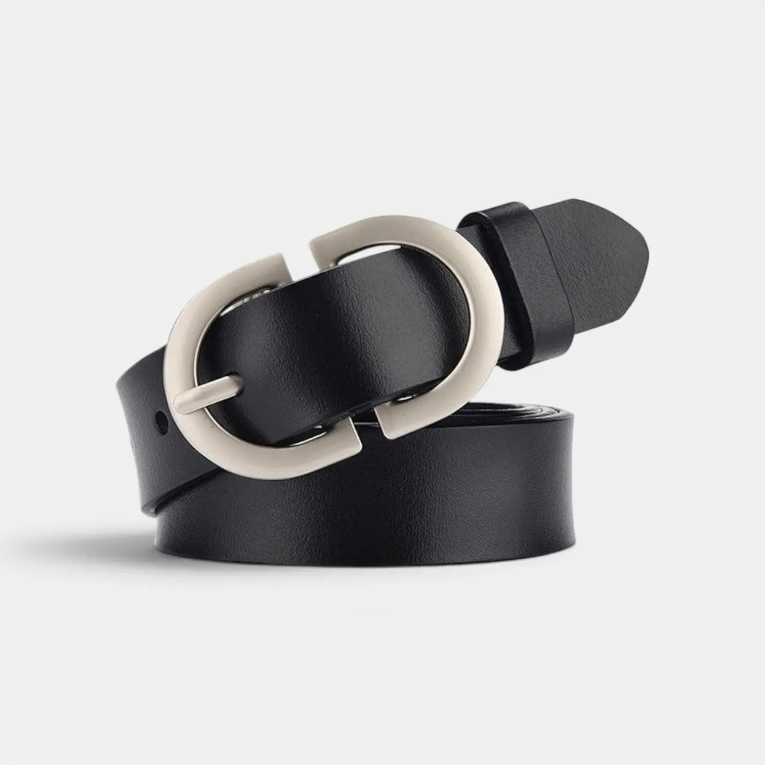 Ceinture Cuir Lisse Fine Boucle Ardillon Ovale Femme | Lovar La Maison de la Ceinture