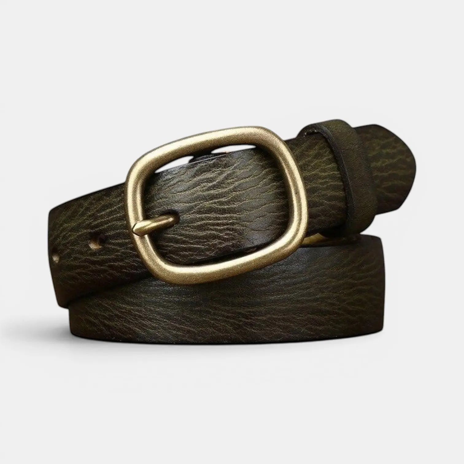 Ceinture Fine Cuir Pleine Fleur Femme Aspect Vieilli | Valnex La Maison de la Ceinture