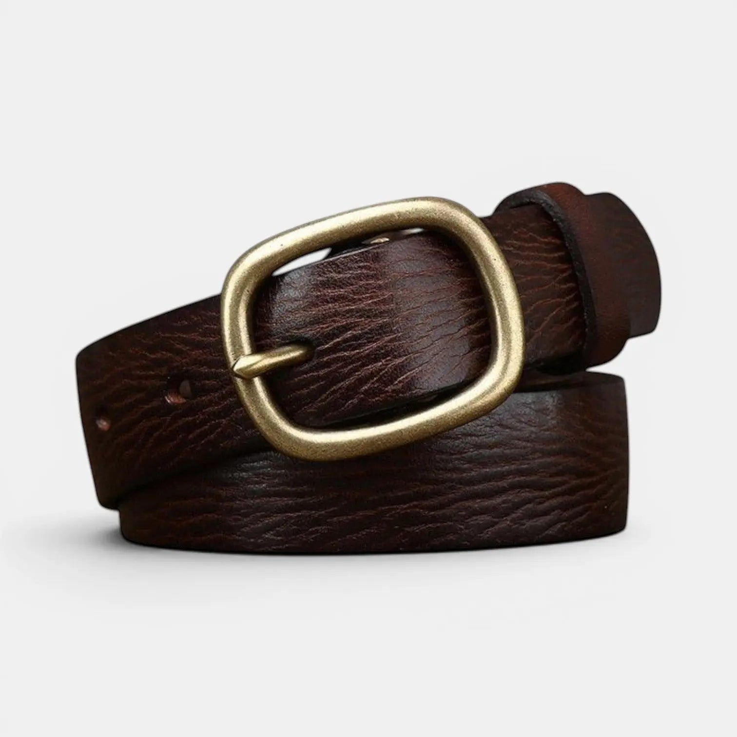 Ceinture Fine Cuir Pleine Fleur Femme Aspect Vieilli | Valnex La Maison de la Ceinture