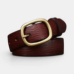 Ceinture Fine Cuir Pleine Fleur Femme Aspect Vieilli | Valnex La Maison de la Ceinture