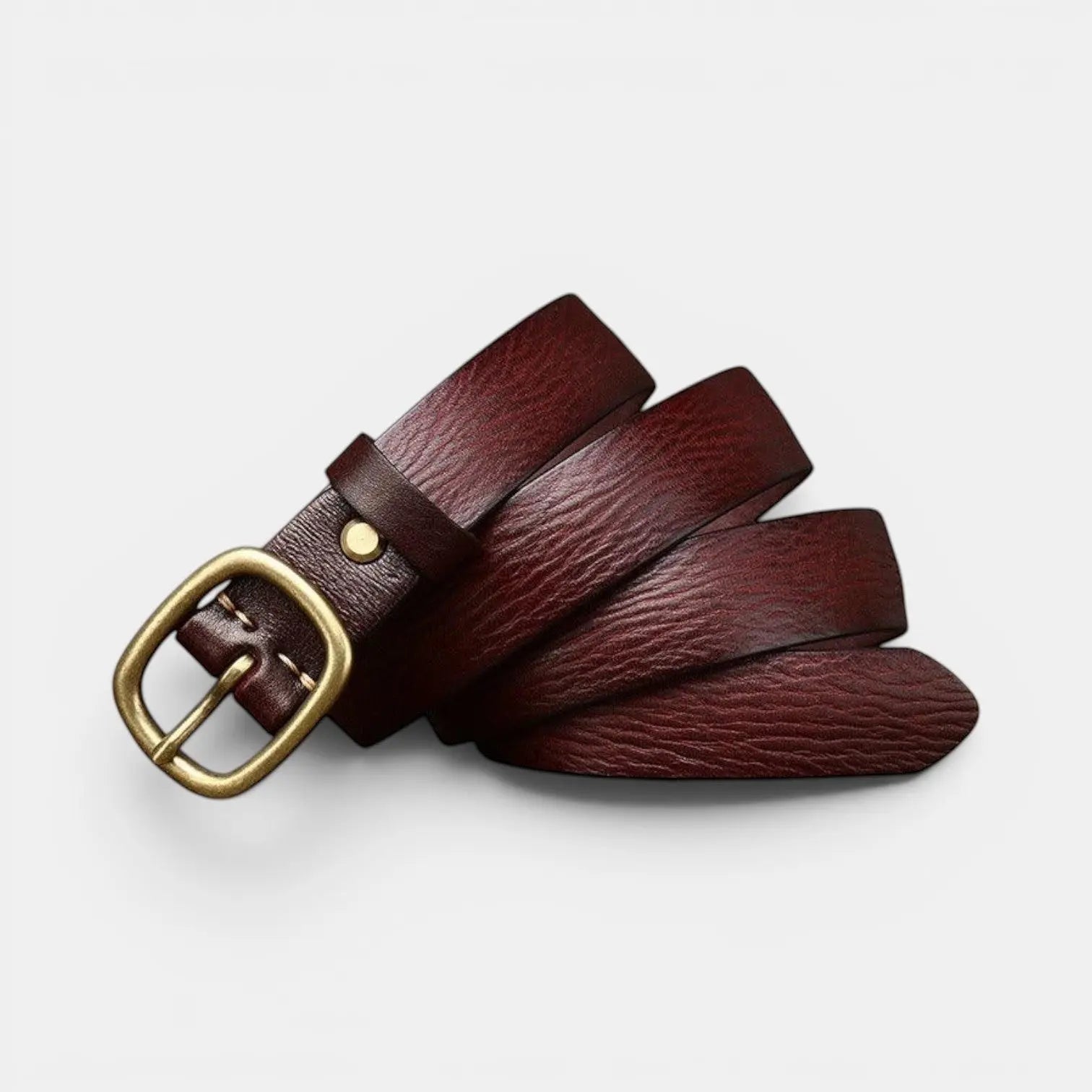 Ceinture Fine Cuir Pleine Fleur Femme Aspect Vieilli | Valnex La Maison de la Ceinture