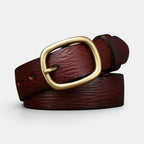 Ceinture Fine Cuir Pleine Fleur Femme Aspect Vieilli | Valnex La Maison de la Ceinture