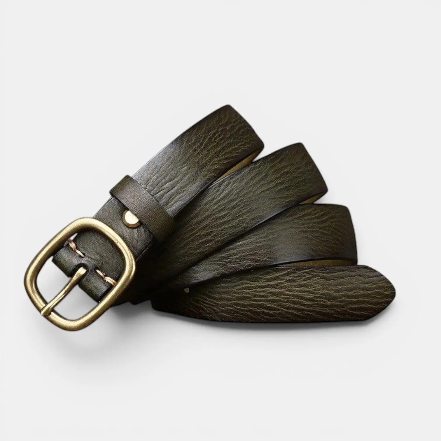 Ceinture Fine Cuir Pleine Fleur Femme Aspect Vieilli | Valnex La Maison de la Ceinture