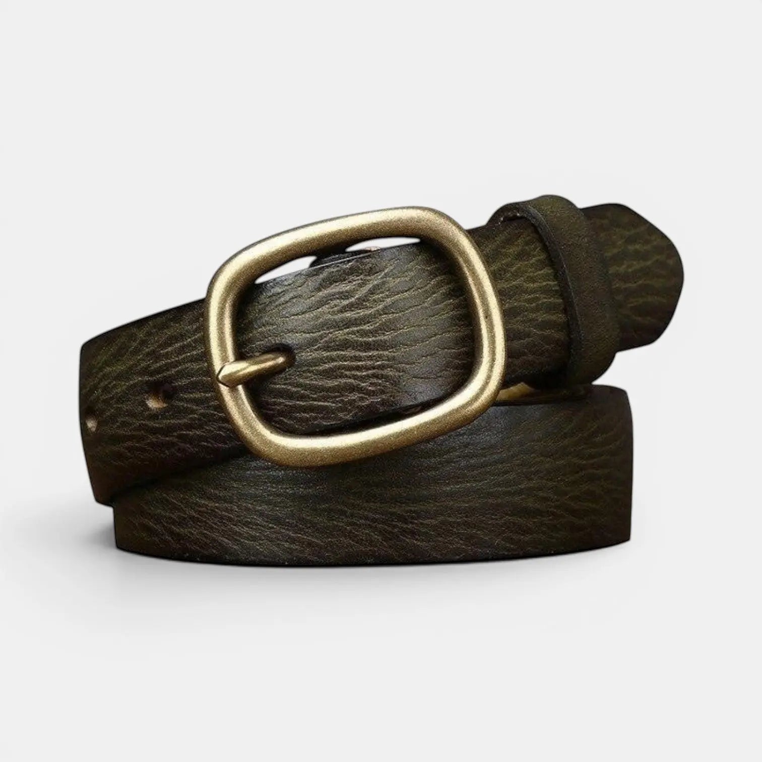 Ceinture Fine Cuir Pleine Fleur Femme Aspect Vieilli | Valnex La Maison de la Ceinture