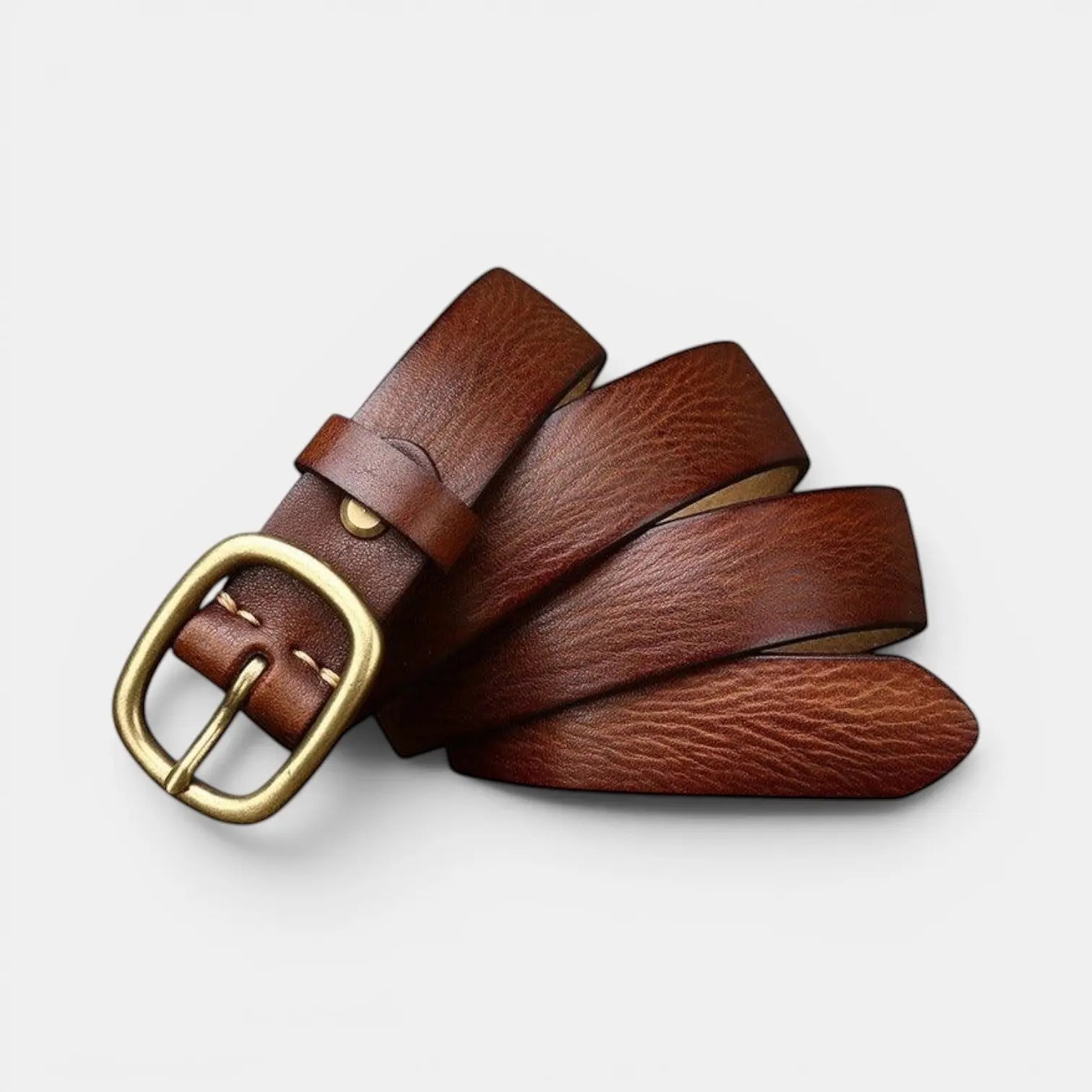 Ceinture Fine Cuir Pleine Fleur Femme Aspect Vieilli | Valnex La Maison de la Ceinture