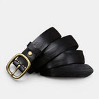 Ceinture Fine Cuir Pleine Fleur Femme Aspect Vieilli | Valnex La Maison de la Ceinture