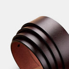 Ceinture Cuir Lisse Fine Boucle Carrée Dorée Femme | Carvelx La Maison de la Ceinture