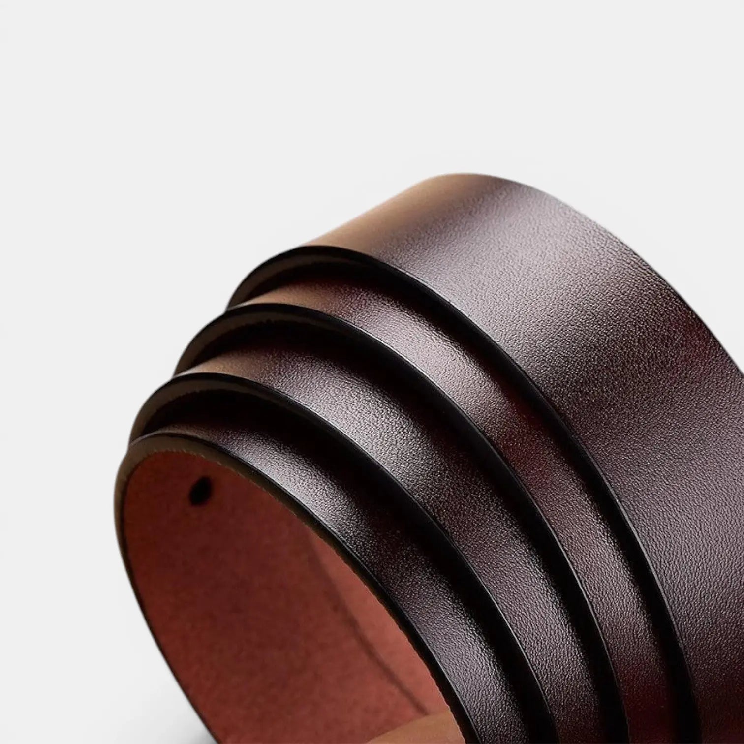 Ceinture Cuir Lisse Fine Boucle Carrée Dorée Femme | Carvelx La Maison de la Ceinture