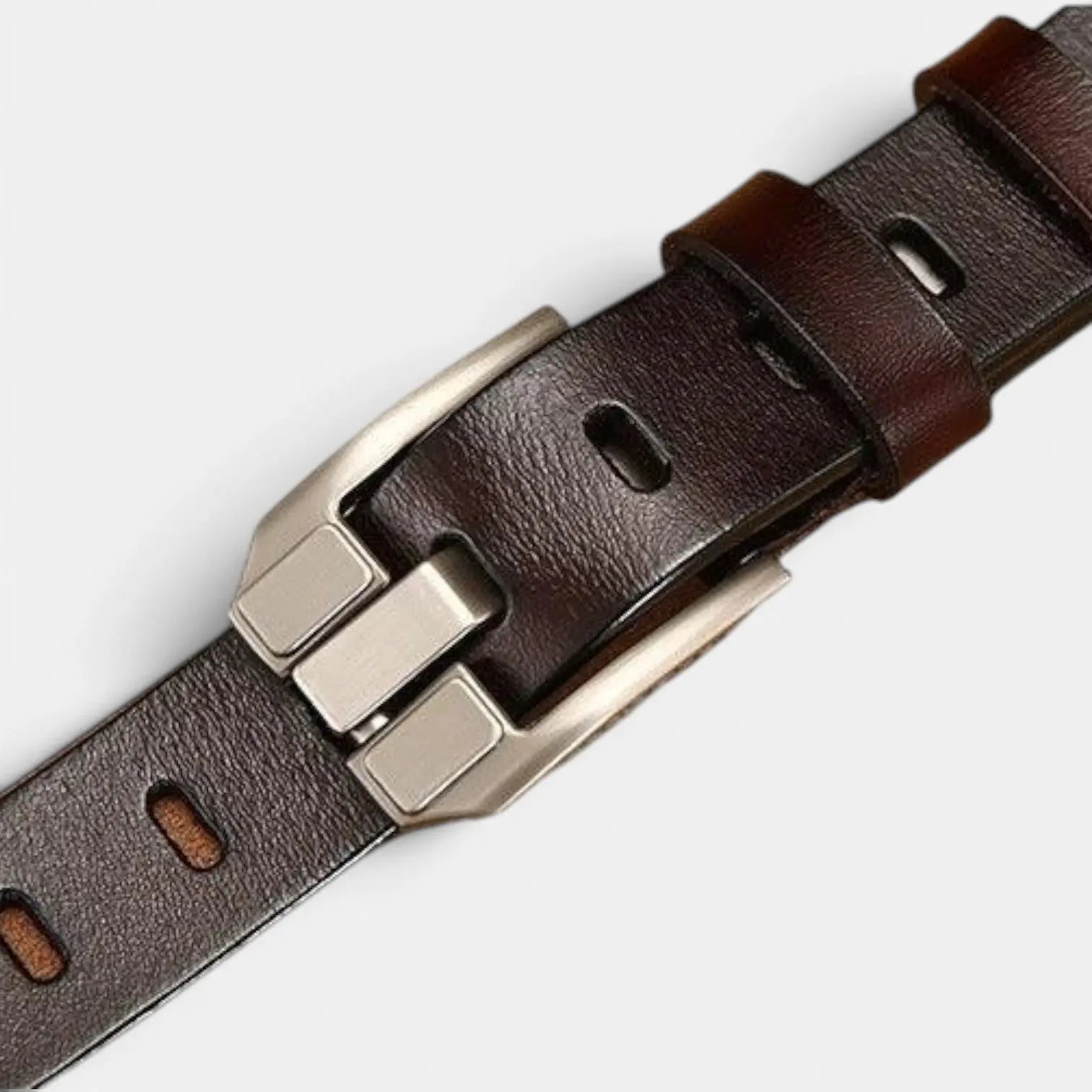 Ceinture Cuir Lisse Femme Boucle Rectangulaire Ardillon | Rolvex La Maison de la Ceinture