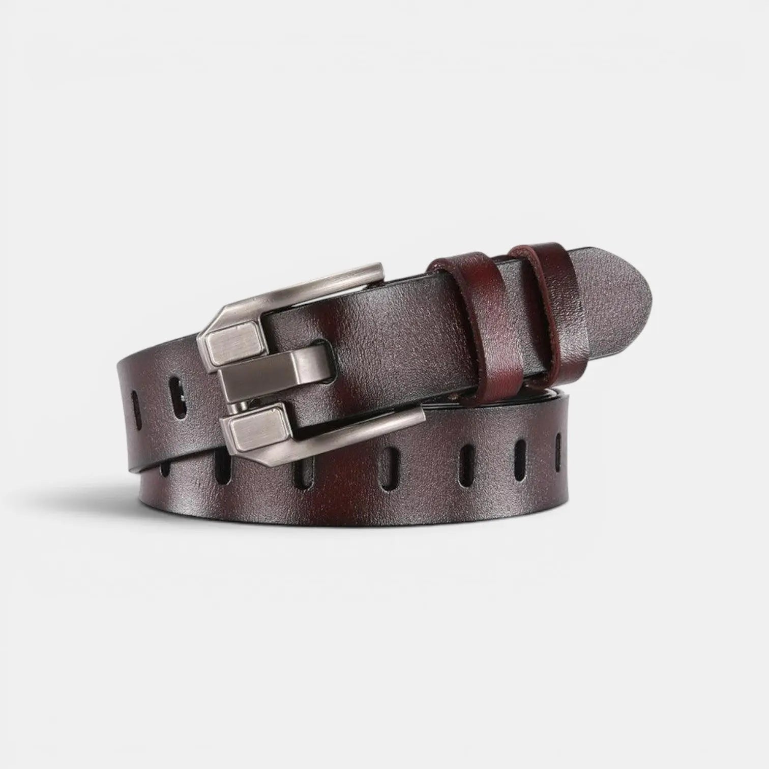 Ceinture Cuir Lisse Femme Boucle Rectangulaire Ardillon | Rolvex La Maison de la Ceinture
