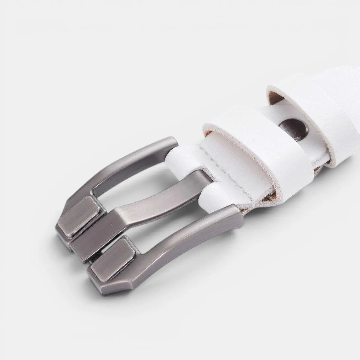 Ceinture Cuir Lisse Femme Boucle Rectangulaire Ardillon | Rolvex La Maison de la Ceinture