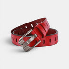 Ceinture Cuir Lisse Femme Boucle Rectangulaire Ardillon | Rolvex La Maison de la Ceinture