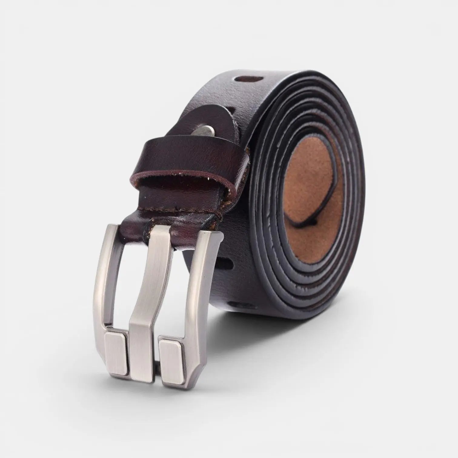 Ceinture Cuir Lisse Femme Boucle Rectangulaire Ardillon | Rolvex La Maison de la Ceinture