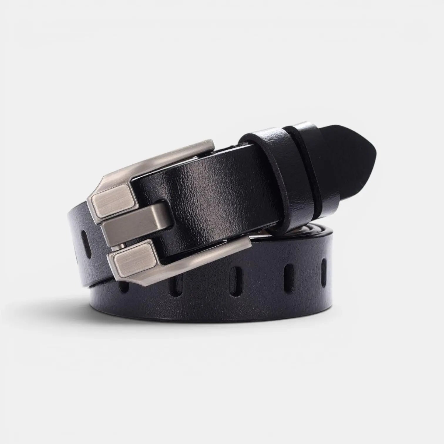 Ceinture Cuir Lisse Femme Boucle Rectangulaire Ardillon | Rolvex La Maison de la Ceinture