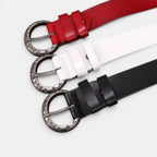 Ceinture Cuir Ajouré Femme Bohème Boucle Ronde Décorée | Ajolvex La Maison de la Ceinture