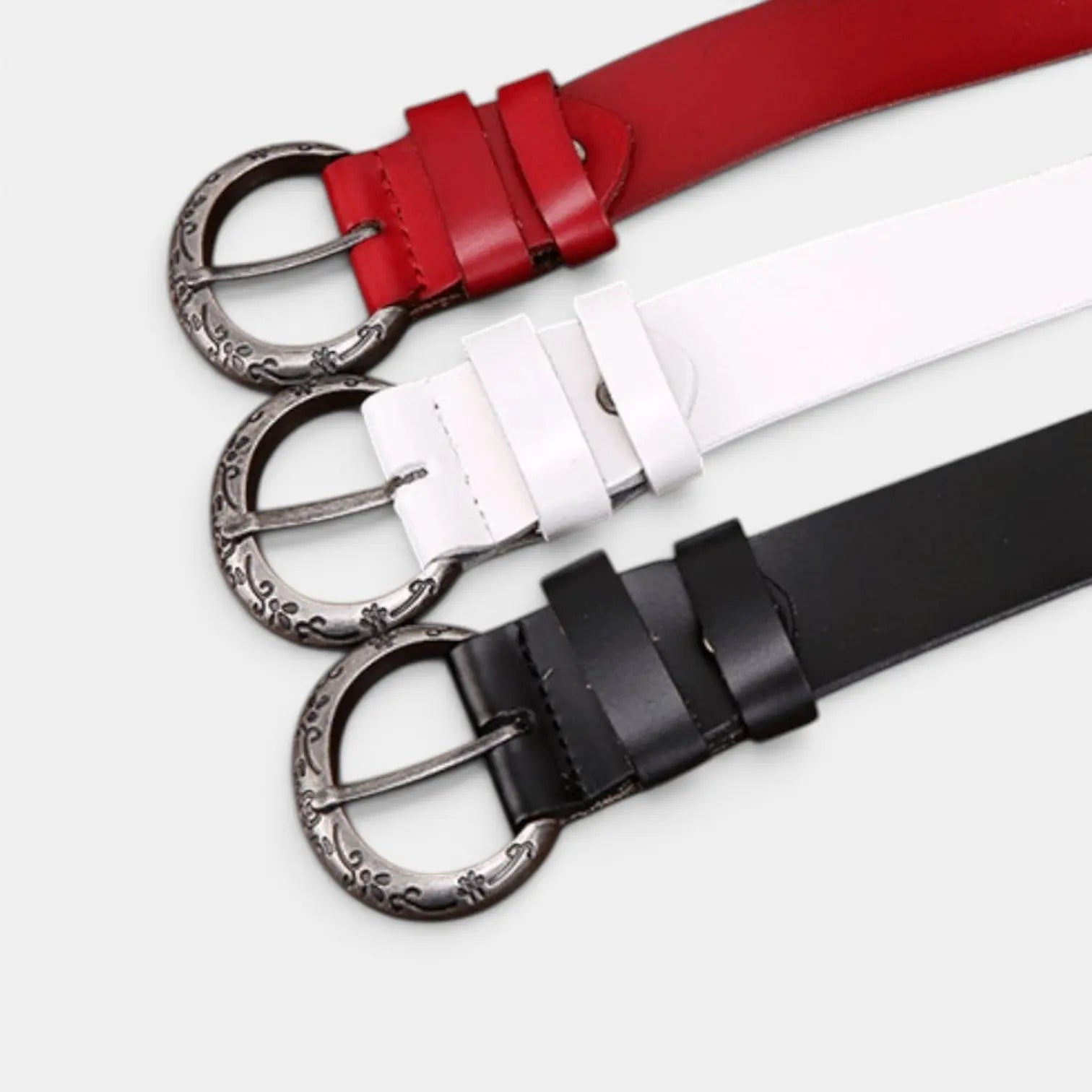 Ceinture Cuir Ajouré Femme Bohème Boucle Ronde Décorée | Ajolvex La Maison de la Ceinture