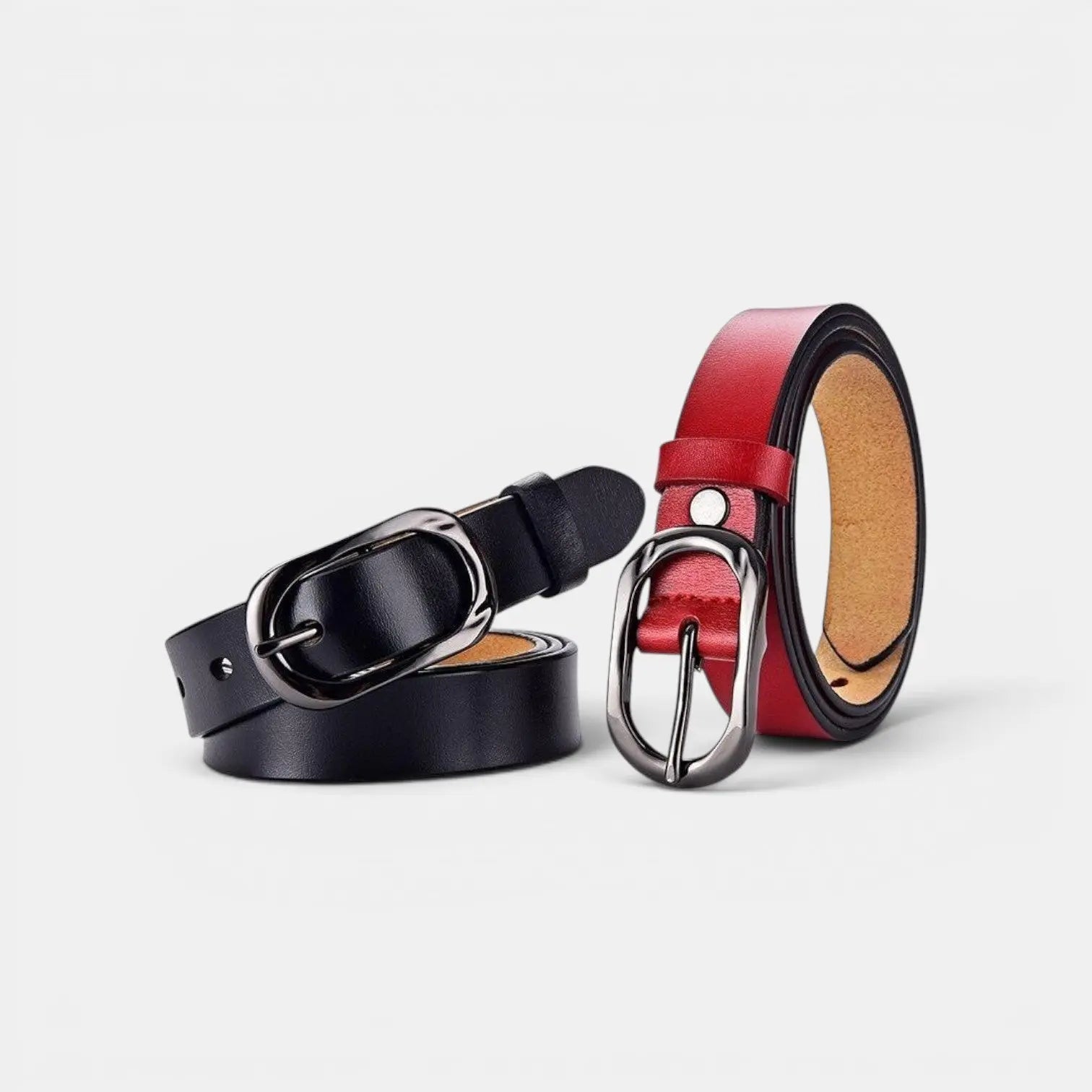 Ceinture Fine Cuir Femme pour Jean Boucle Ardillon | Carvoli La Maison de la Ceinture