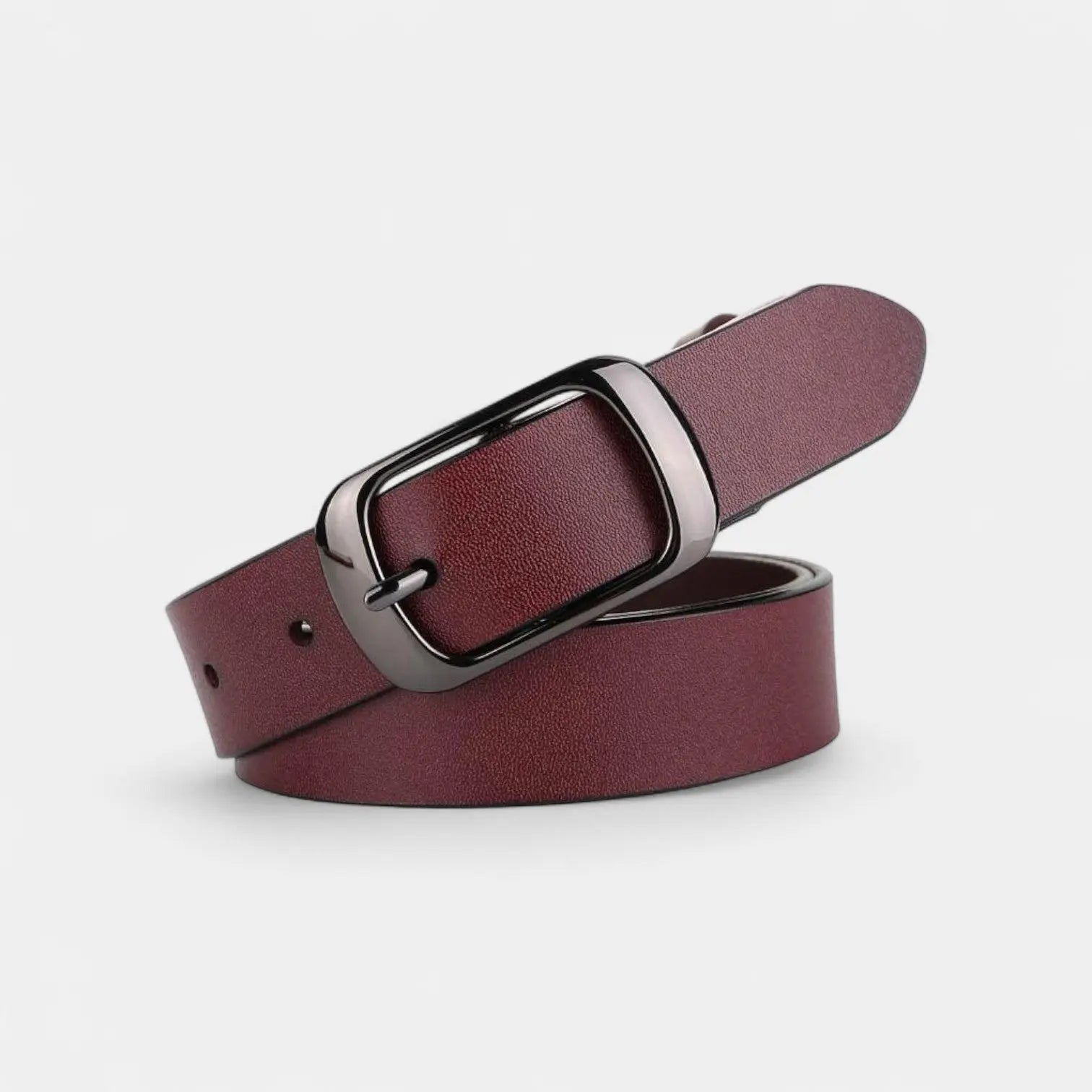 Ceinture Fine Cuir Femme Boucle Ardillon Ovale 6 Coloris | Luvrix La Maison de la Ceinture