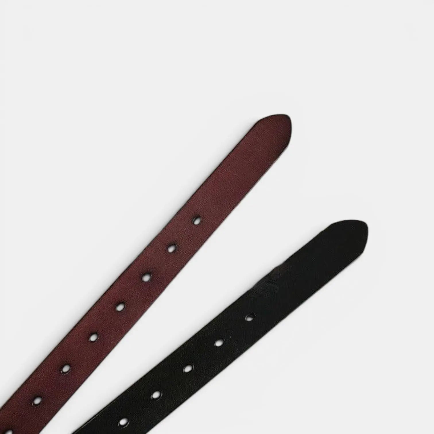 Ceinture Cuir Lisse Femme Boucle Ovale Dorée Ardillon | Fenora La Maison de la Ceinture