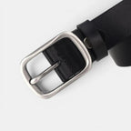 Ceinture en Cuir Lisse Boucle Ardillon Arrondie Femme | Arlica La Maison de la Ceinture