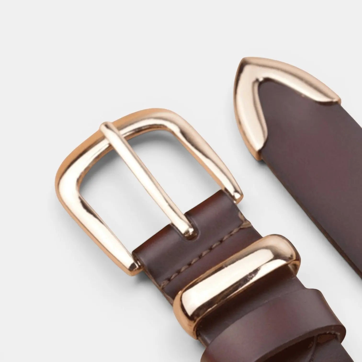 Ceinture Cuir Fine Boucle Ardillon Dorée Femme | Dorvex La Maison de la Ceinture
