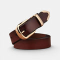 Ceinture Cuir Fine Boucle Ardillon Dorée Femme | Dorvex La Maison de la Ceinture
