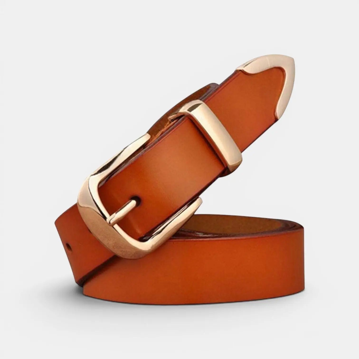 Ceinture Cuir Fine Boucle Ardillon Dorée Femme | Dorvex La Maison de la Ceinture