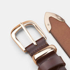 Ceinture Cuir Fine Boucle Ardillon Dorée Femme | Dorvex La Maison de la Ceinture