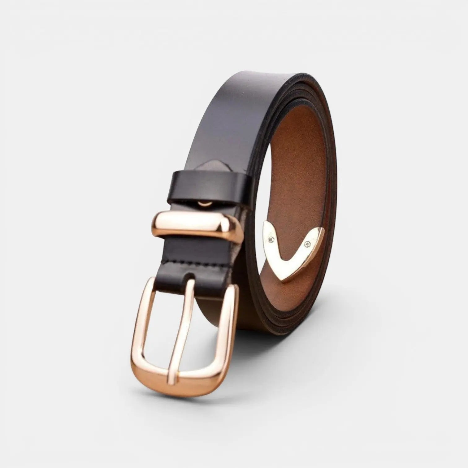 Ceinture Cuir Fine Boucle Ardillon Dorée Femme | Dorvex La Maison de la Ceinture
