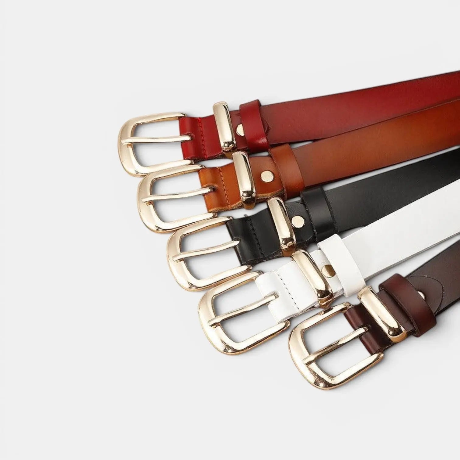Ceinture Cuir Fine Boucle Ardillon Dorée Femme | Dorvex La Maison de la Ceinture