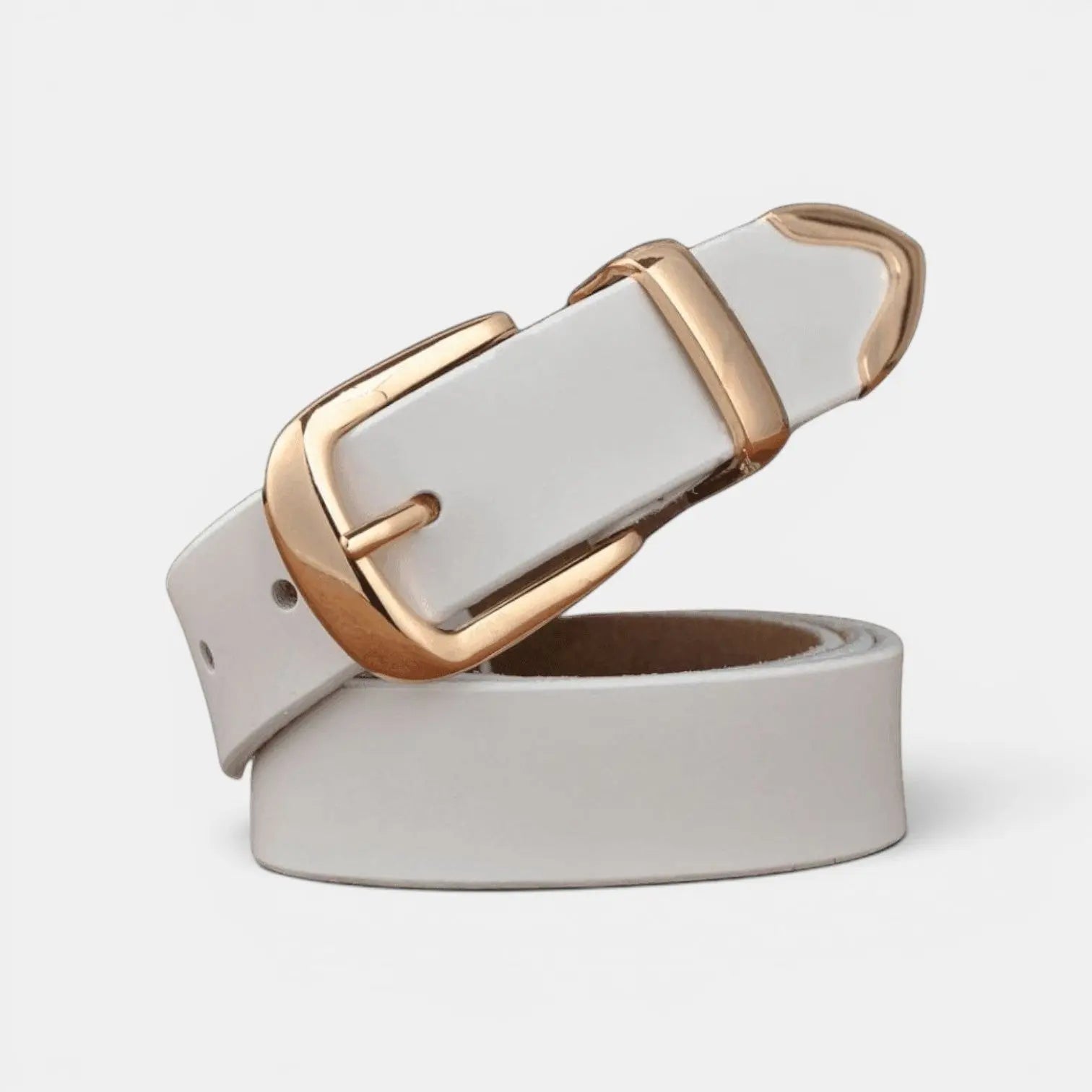 Ceinture Cuir Fine Boucle Ardillon Dorée Femme | Dorvex La Maison de la Ceinture