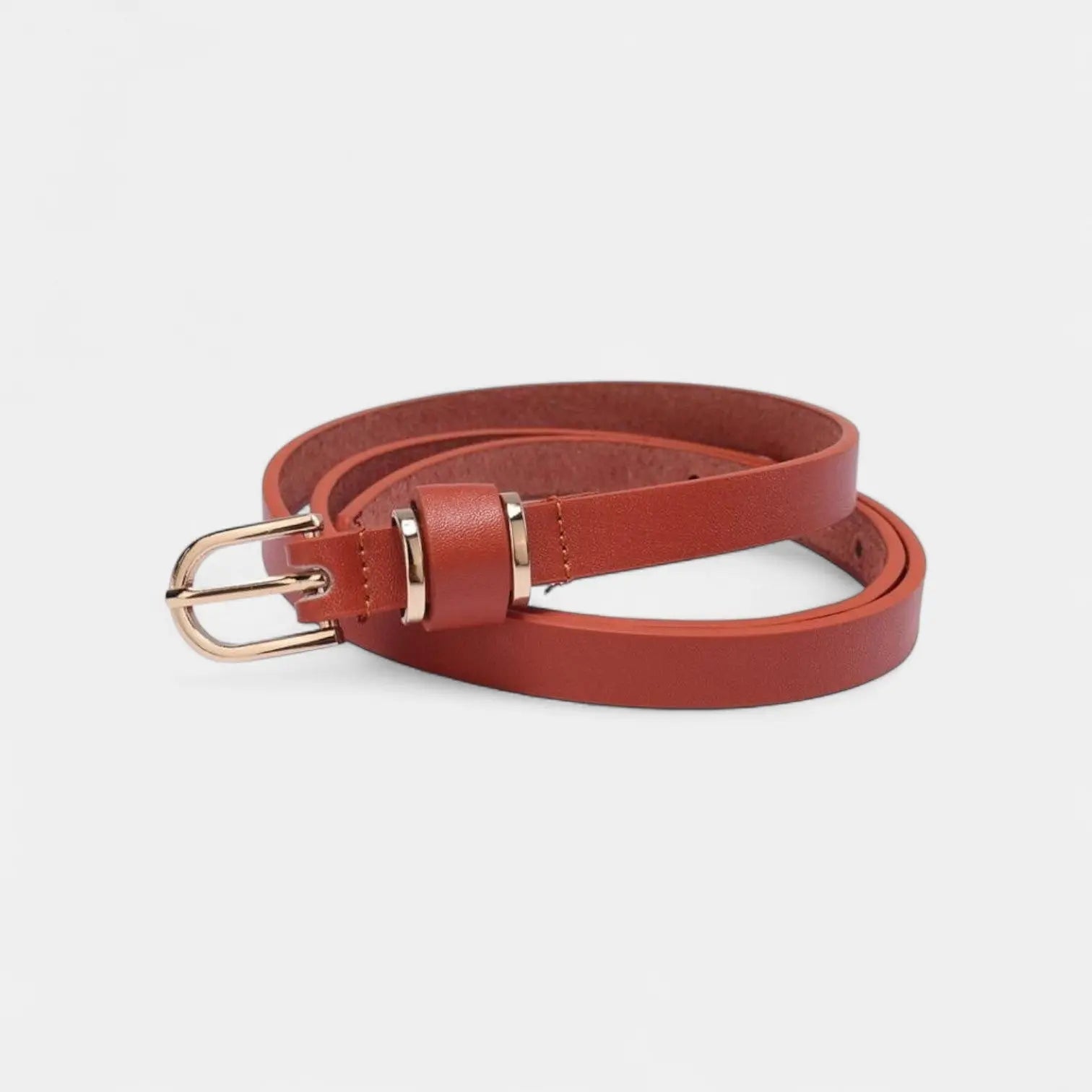 Ceinture Fine Cuir Femme Boucle Ardillon Dorée 7 Coloris | Gilvex La Maison de la Ceinture