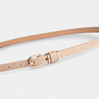 Ceinture Fine Cuir Femme Boucle Ardillon Dorée 7 Coloris | Gilvex La Maison de la Ceinture