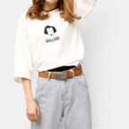 Ceinture Cuir Texturé Look Bohème Femme Boucle Dorée | Borvex La Maison de la Ceinture
