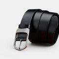 Ceinture Cuir Lisse Homme Grande Taille Boucle Arrondie Mate | Dorzex La Maison de la Ceinture