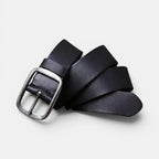 Ceinture Cuir Pleine Fleur Lisse Homme Boucle Laiton | Thanox La Maison de la Ceinture
