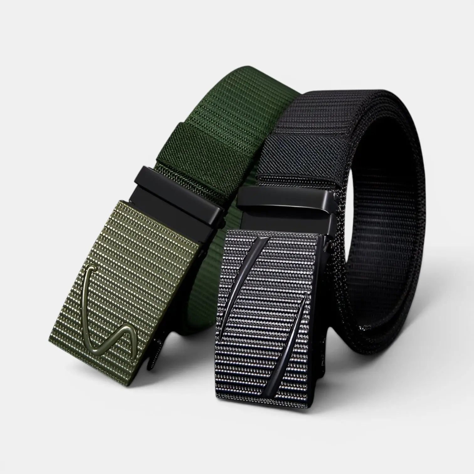 Ceinture Toile Nylon Tressée Automatique Sans Trou Homme | Kolvex La Maison de la Ceinture