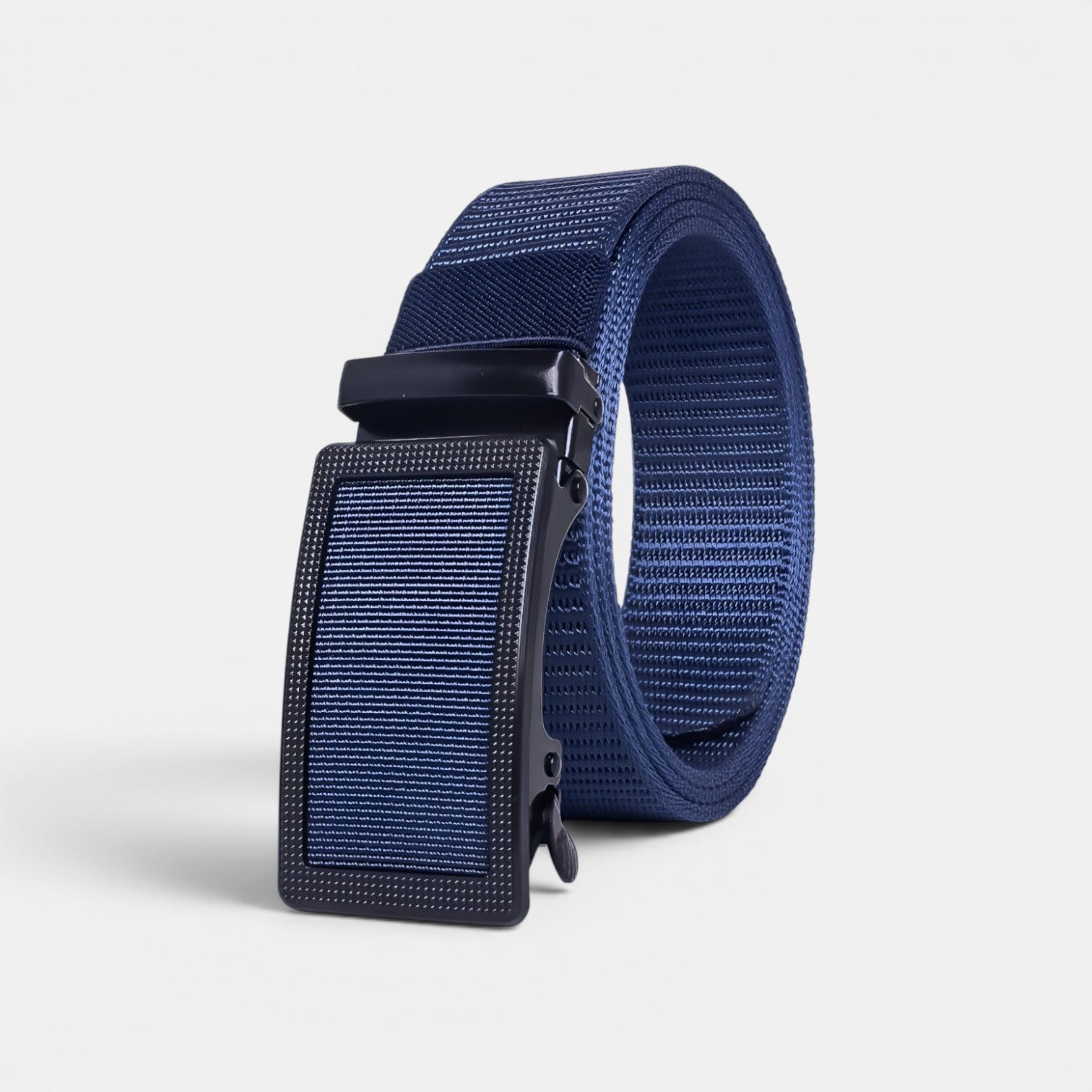 Ceinture Toile Homme Boucle Automatique Grise | Vondrek