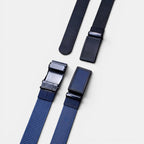 Ceinture Toile Homme Boucle Automatique Grise | Vondrek