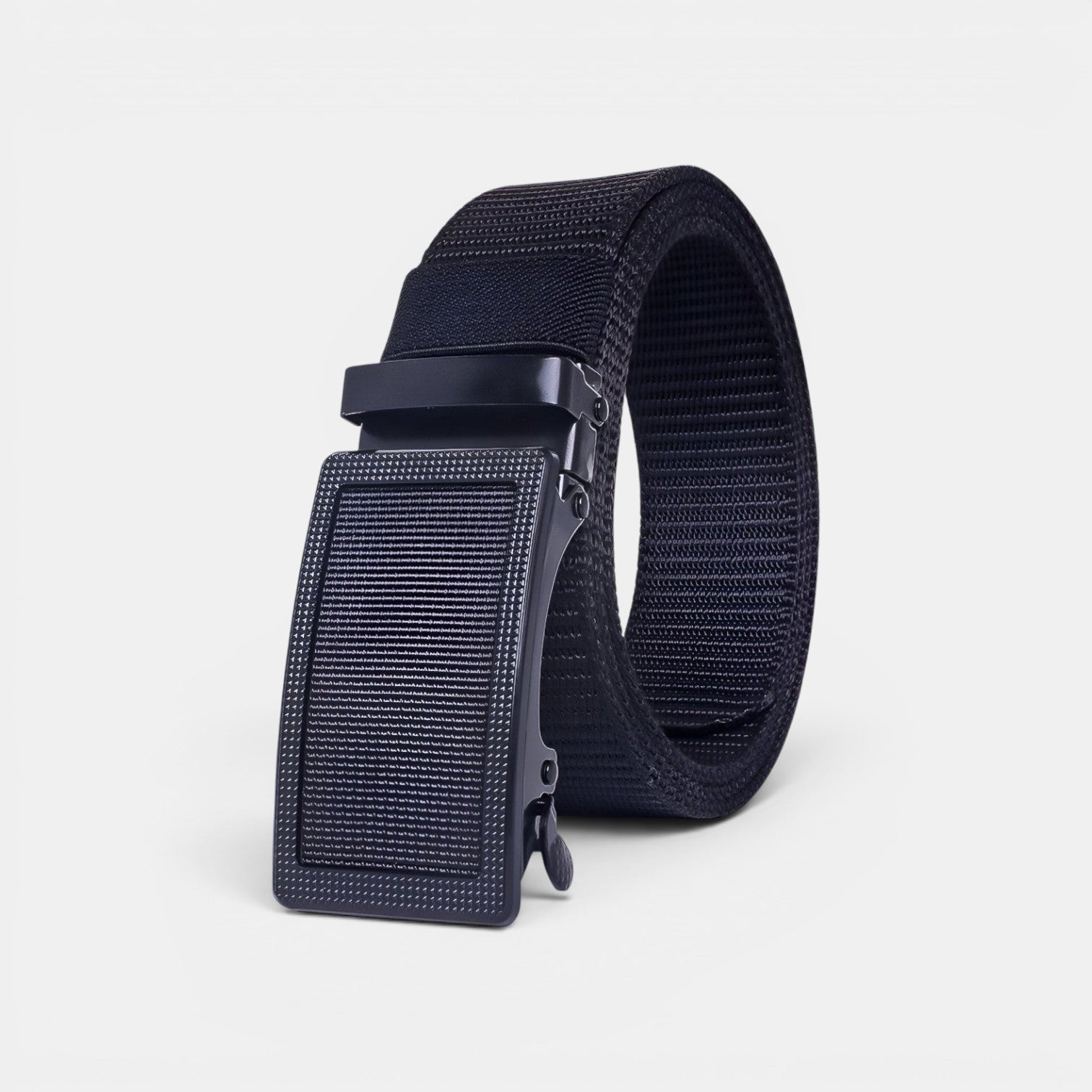 Ceinture Toile Homme Boucle Automatique Grise | Vondrek