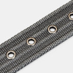 Ceinture Toile Homme Tressée Boucle Ardillon Grise | Norvex