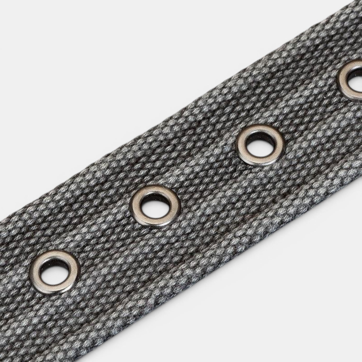 Ceinture Toile Homme Tressée Boucle Ardillon Grise | Norvex
