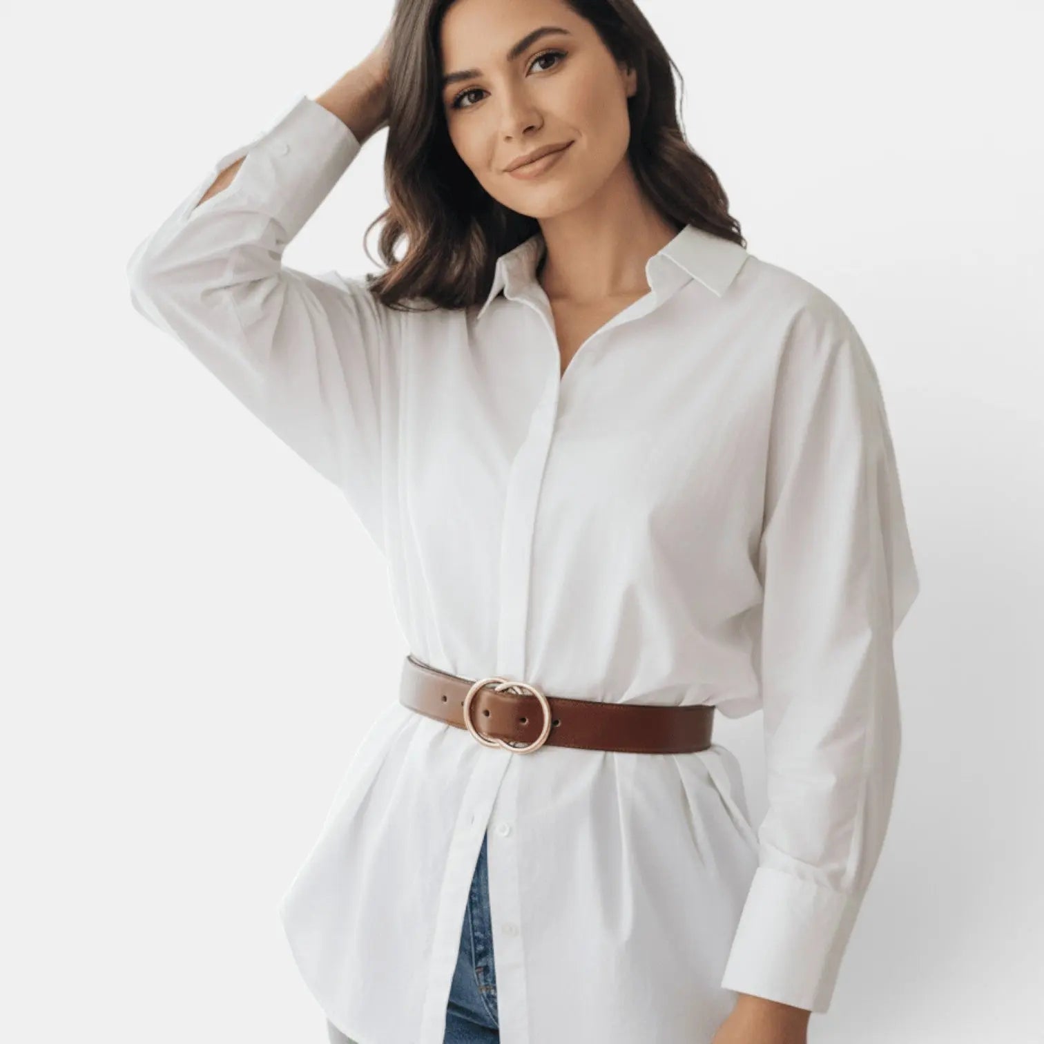 Ceinture Réversible Cuir Femme Boucle Double Anneau | Lorvex La Maison de la Ceinture