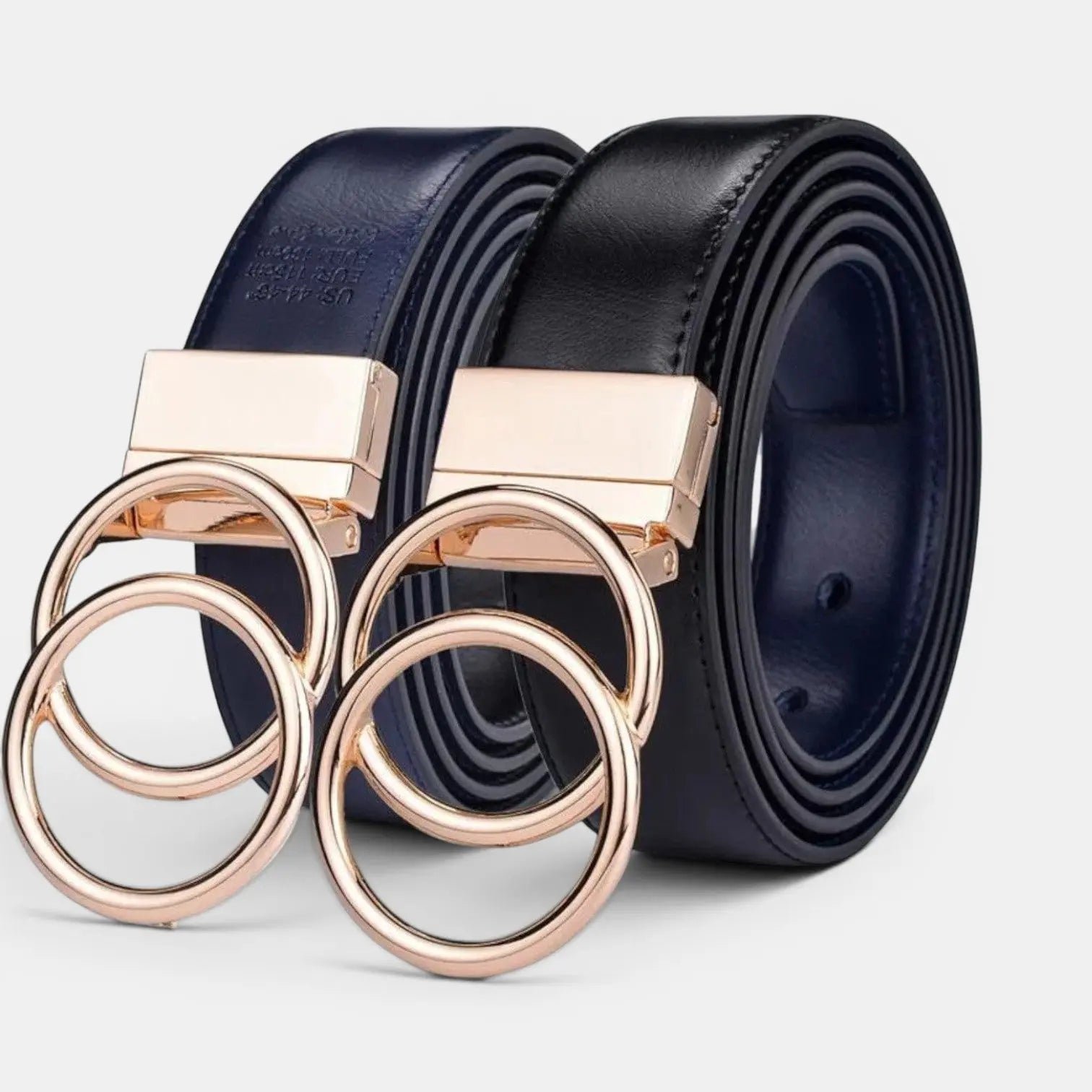 Ceinture Réversible Cuir Femme Boucle Double Anneau | Lorvex La Maison de la Ceinture