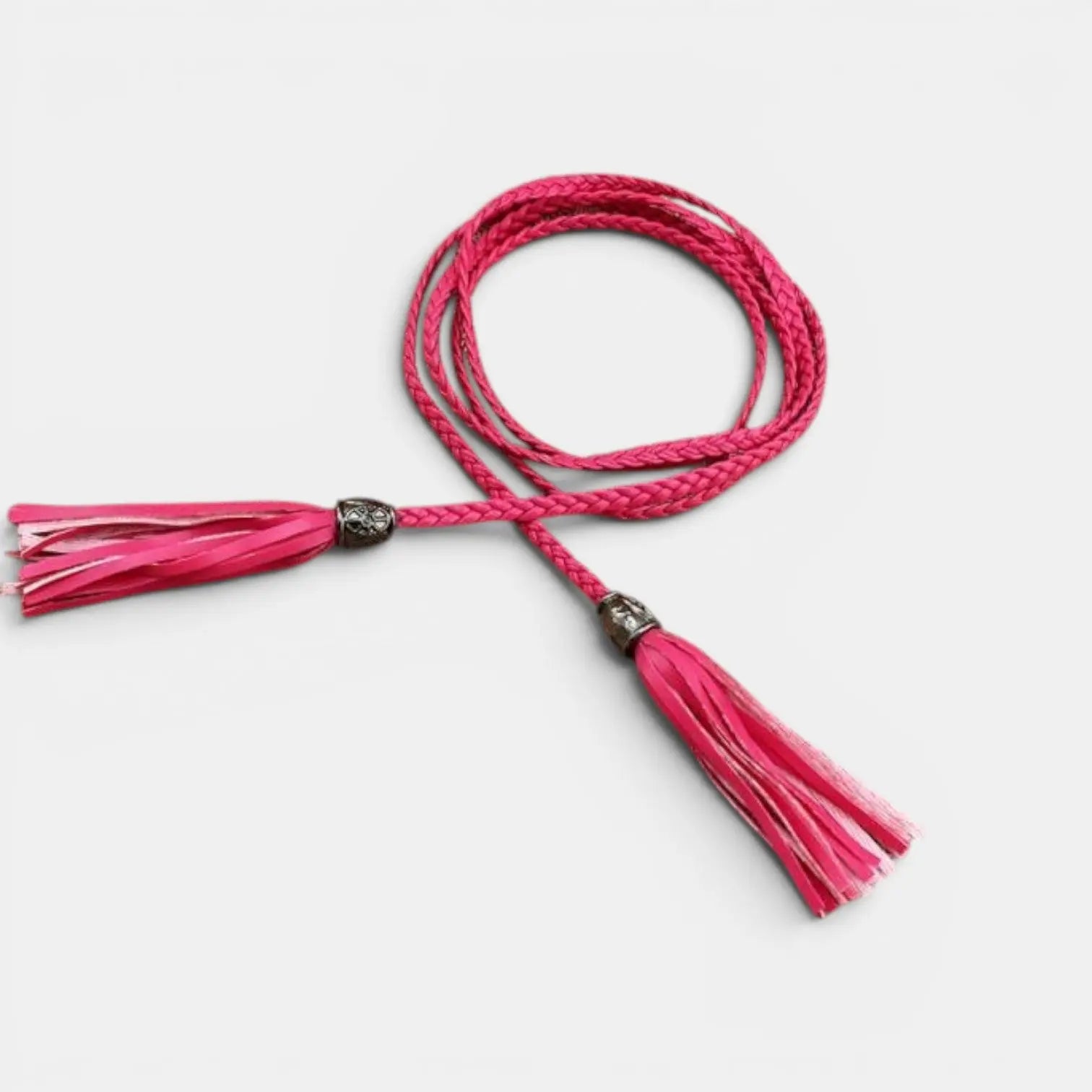 Ceinture Fine à Nouer Simili Vegan Tressée Bohème Femme | Talmix La Maison de la Ceinture