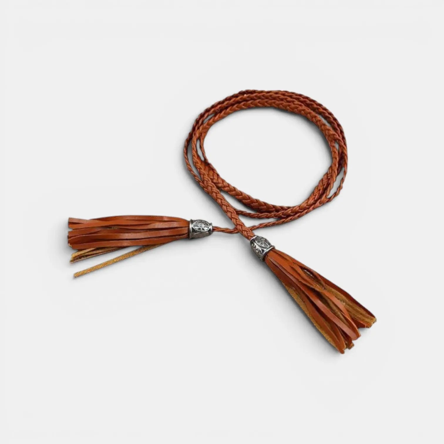 Ceinture Fine à Nouer Simili Vegan Tressée Bohème Femme | Talmix La Maison de la Ceinture