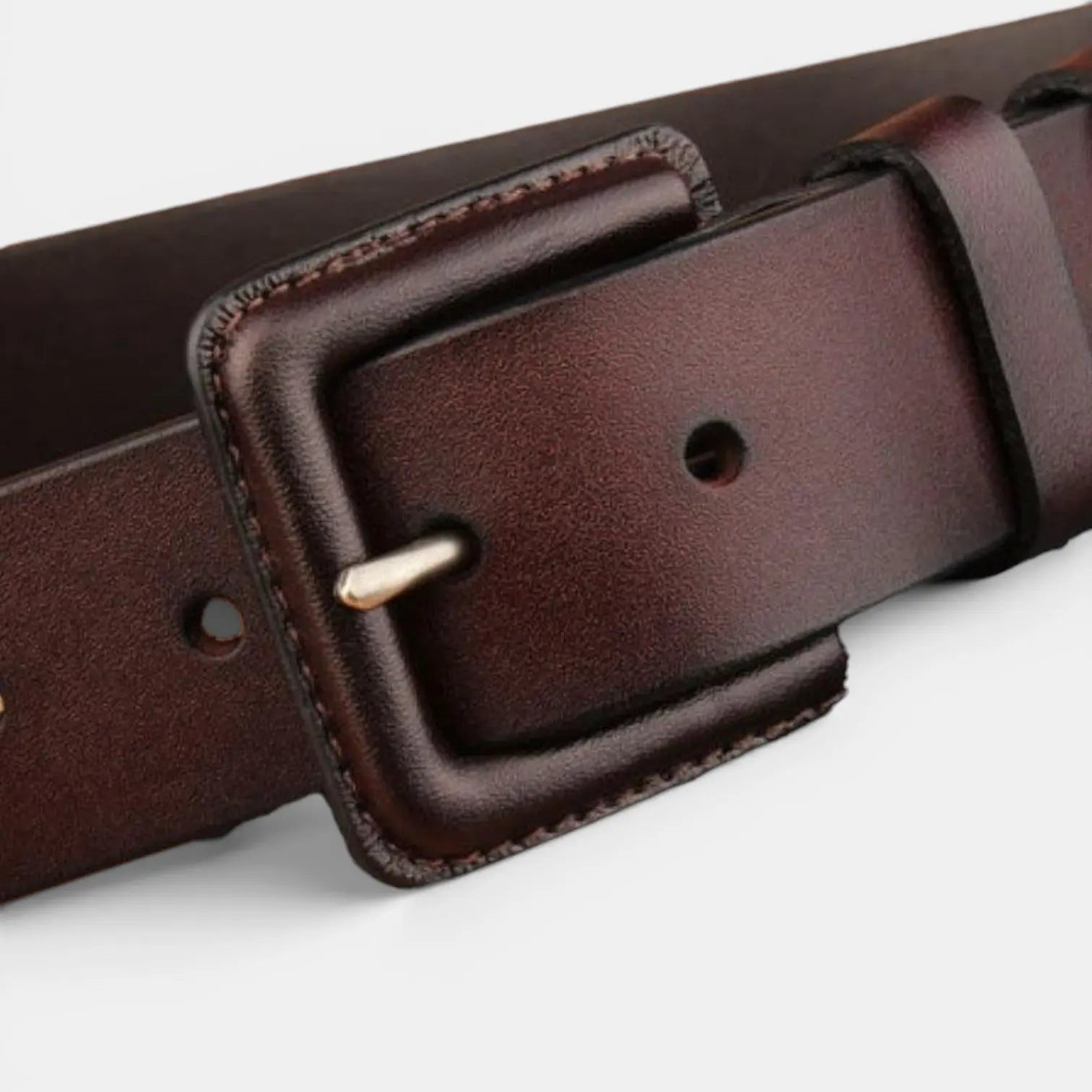 Ceinture Cuir Unisexe Grande Taille Boucle Carrée | Kervax La Maison de la Ceinture