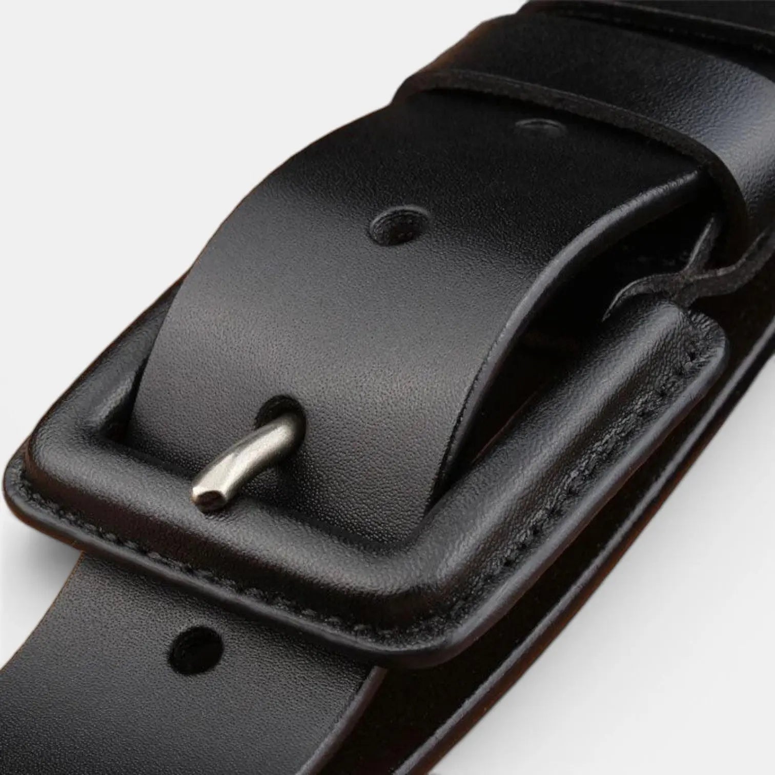 Ceinture Cuir Unisexe Grande Taille Boucle Carrée | Kervax La Maison de la Ceinture