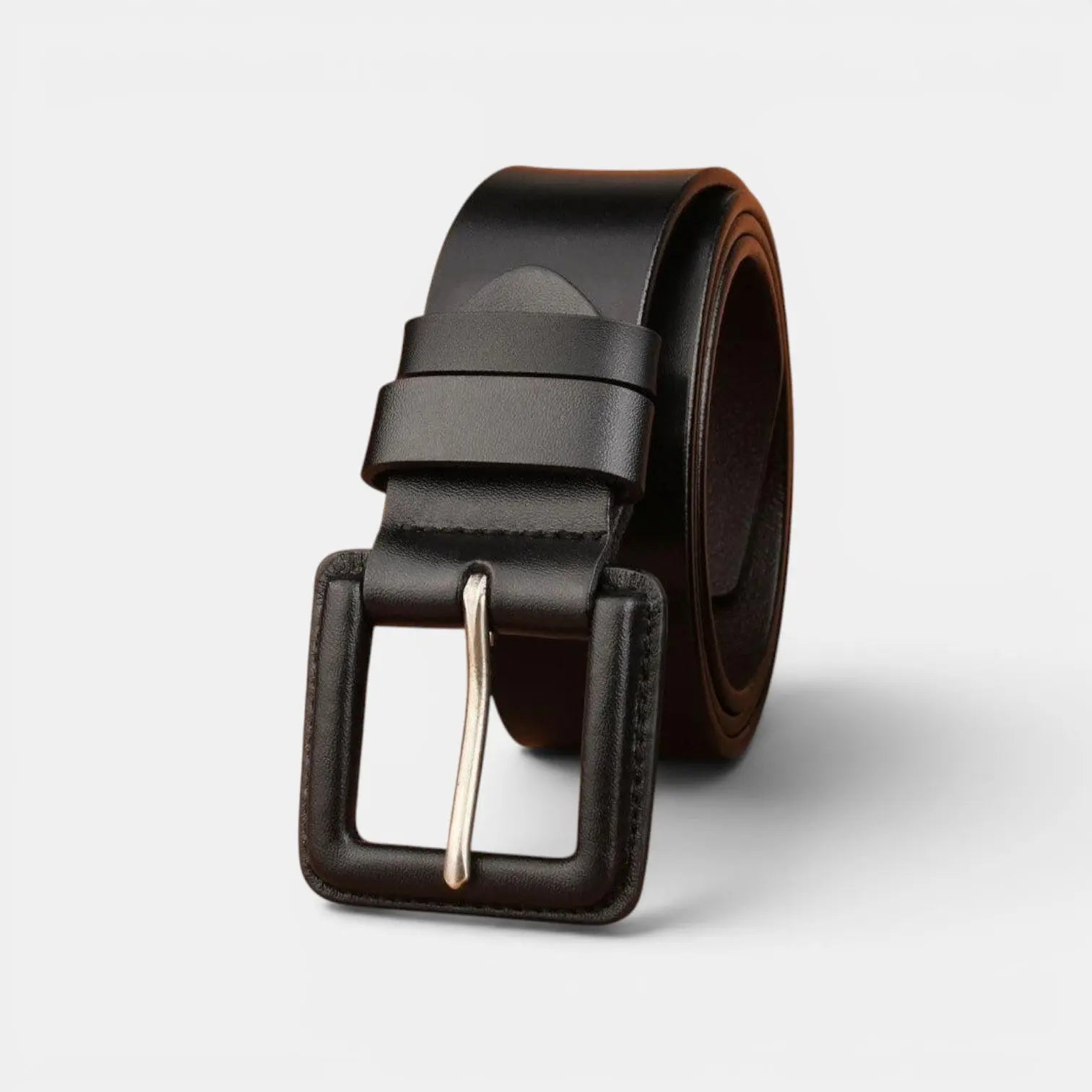 Ceinture Cuir Unisexe Grande Taille Boucle Carrée | Kervax La Maison de la Ceinture