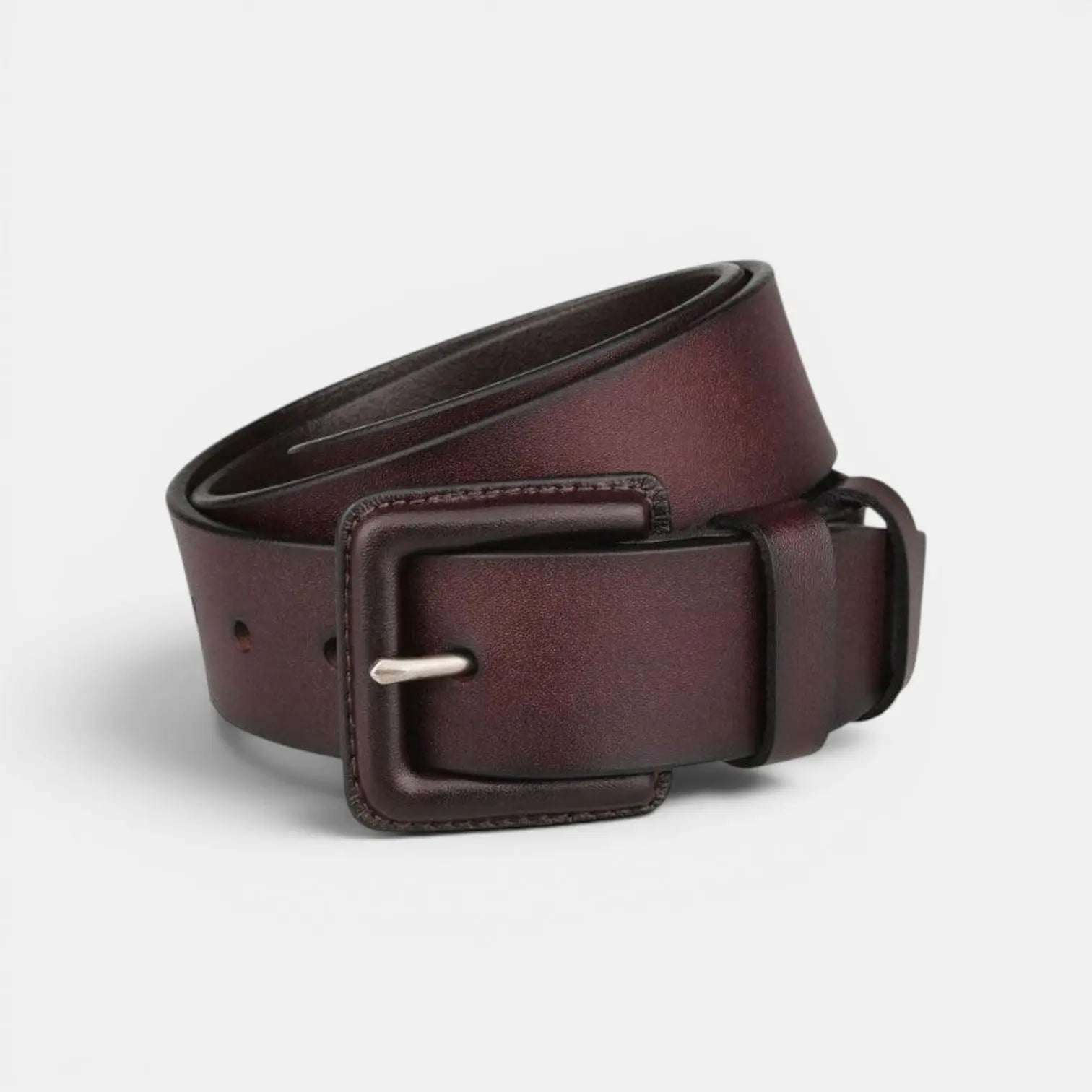 Ceinture Cuir Unisexe Grande Taille Boucle Carrée | Kervax La Maison de la Ceinture